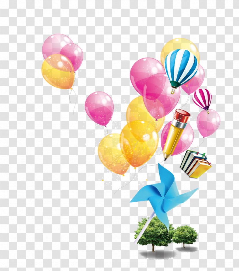 Balloon Download Windmill - Google Images - Balloons And Windmills Transparent PNG