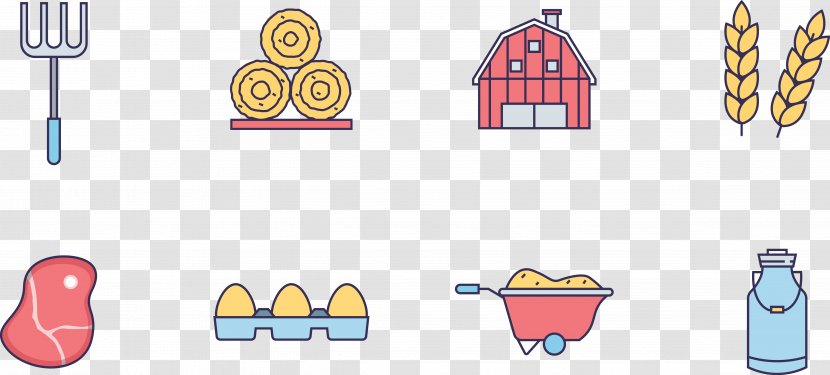 Agriculture Crop Farm Clip Art - Sowing - Crops, Tools And Supplies Transparent PNG