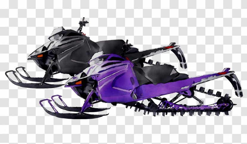 Sled Ski Bindings Snowmobile Purple Transparent PNG