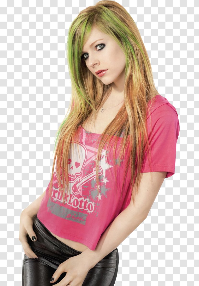 Avril Lavigne Hairstyle Human Hair Color Fashion - Watercolor Transparent PNG