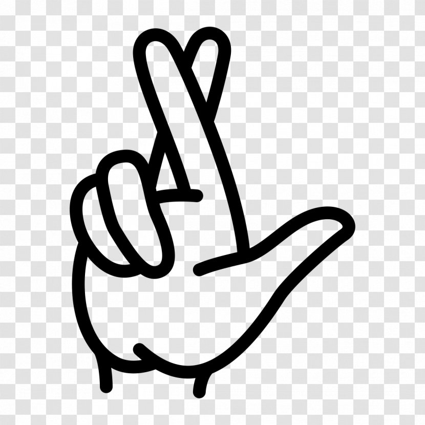 Crossed Fingers Symbol Clip Art - Hand - Integrity Of The World Transparent PNG