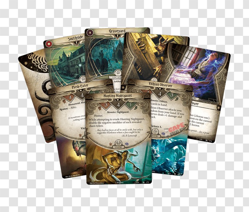 Arkham Horror: The Card Game Call Of Cthulhu: Set Fantasy Flight Games - Horror Transparent PNG