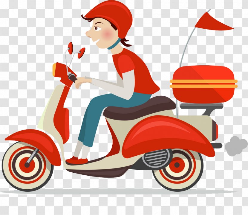 Delivery Vector Graphics Clip Art Illustration - Mode Of Transport - Man Transparent PNG