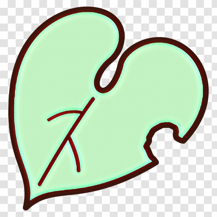 Green Heart Symbol Transparent PNG