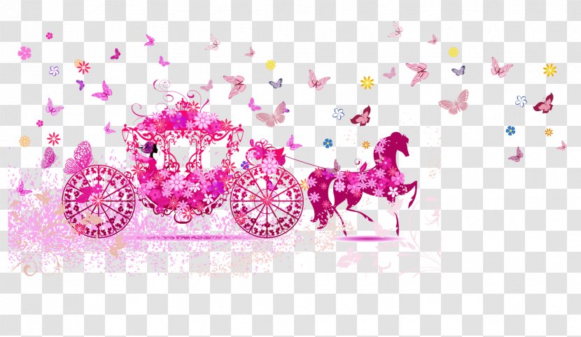 Valentines Day Heart Greeting Card Stock Photography - Frame - Butterfly Carriage Transparent PNG