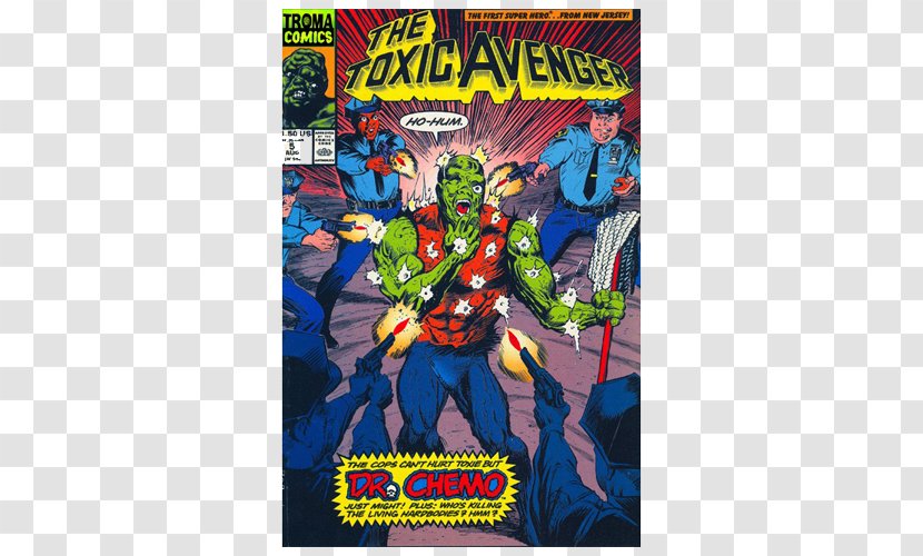 Comics Troma Entertainment The Toxic Avenger Superhero Movie - Action Toy Figures Transparent PNG