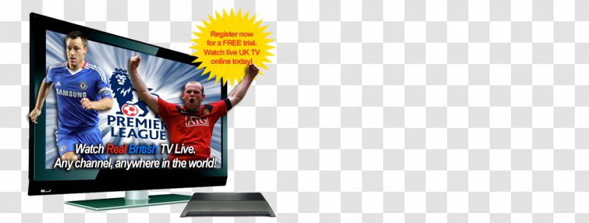 Television Display Advertising Graphic Design Video Flat Panel - Multimedia - Tv Football Transparent PNG