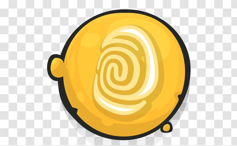 Hamburger Button - Yellow Transparent PNG