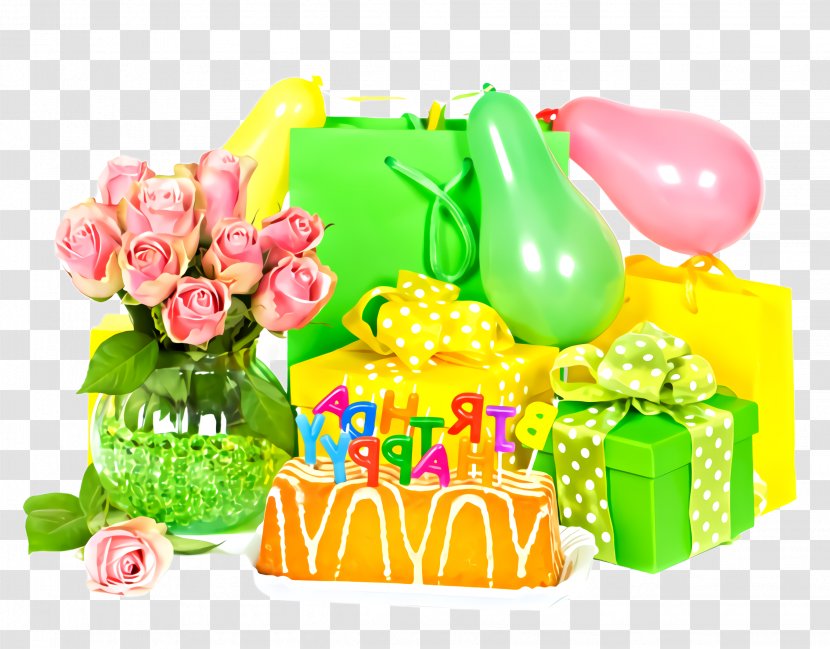 Green Present Sweetness Food Party Favor - Mishloach Manot - Easter Transparent PNG