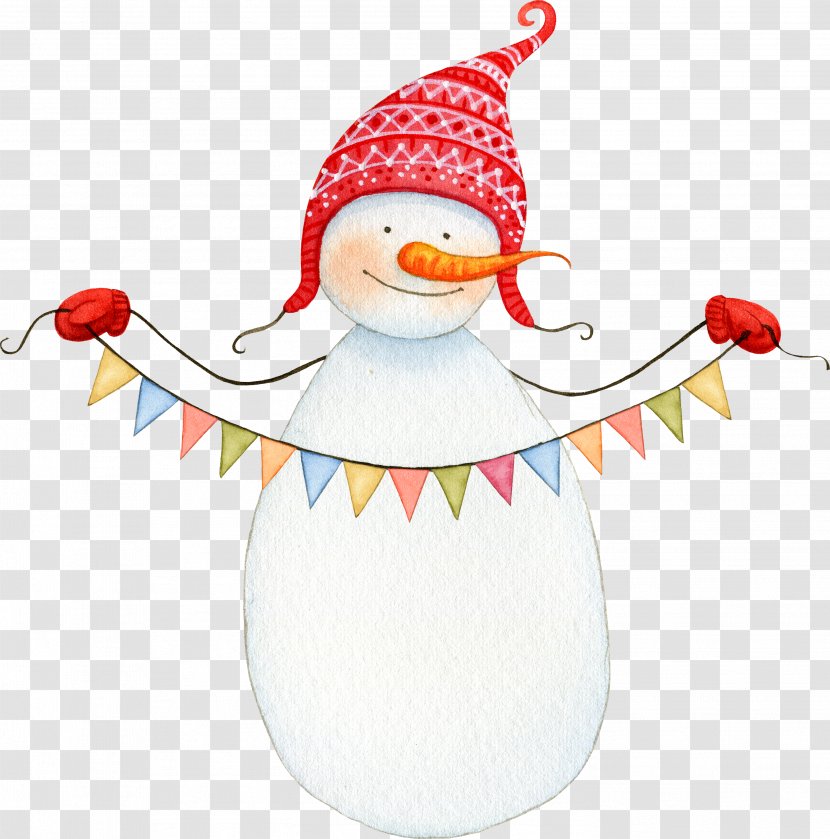 Snowman Christmas Clip Art - Bunting Transparent PNG
