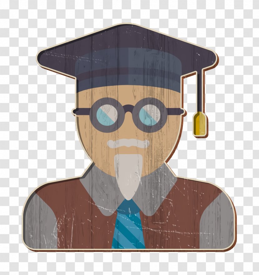 Professor Icon Education Elements Teacher - Mortarboard Eyewear Transparent PNG