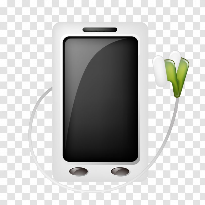 Smartphone MP3 Player Headphones - Communication Device Transparent PNG