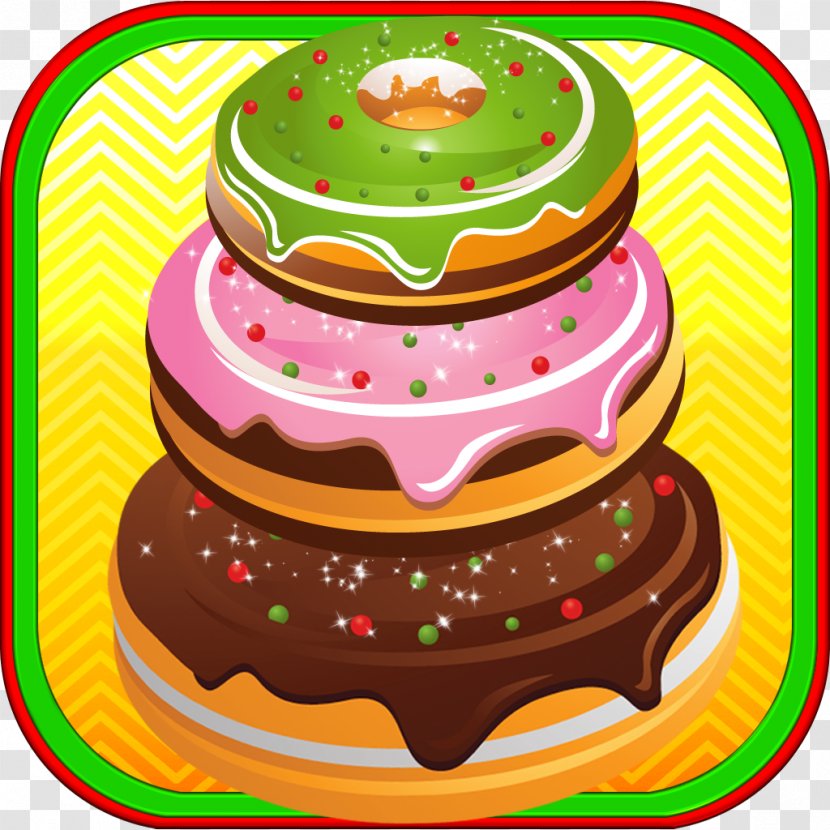 Birthday Cake Donuts Torte Frosting & Icing Sweetness - Cartoon Donut Transparent PNG