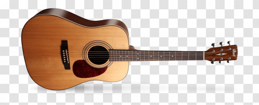 Dreadnought Cort Guitars Steel-string Acoustic Guitar - Silhouette - Stratocaster Transparent PNG