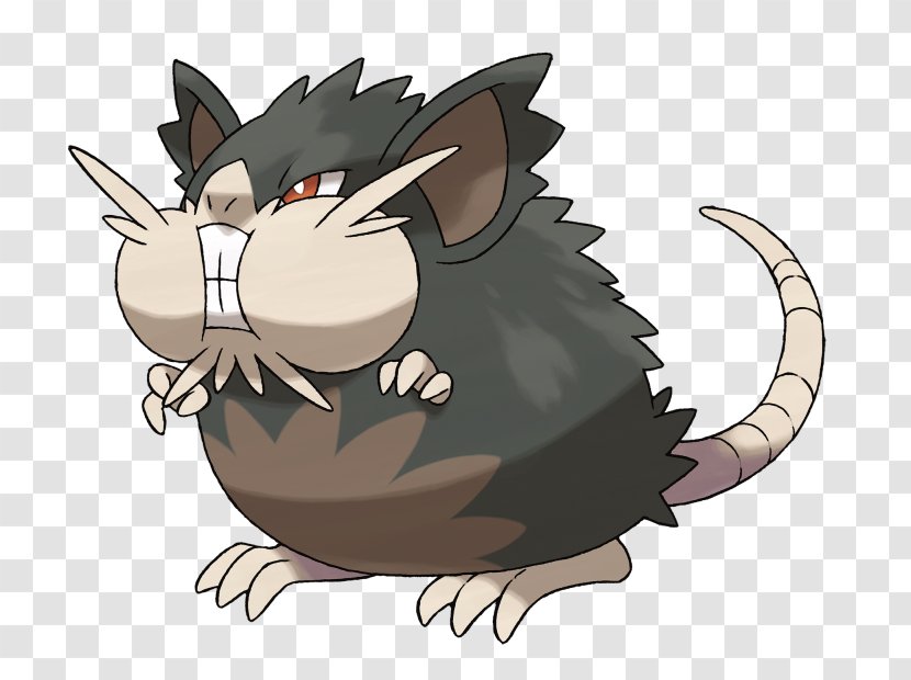 Pokémon Sun And Moon Ultra Raticate Alola - Whiskers - Hoenn Pokedex Transparent PNG