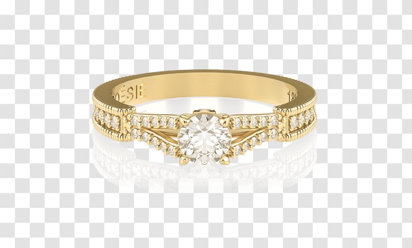 Wedding Ring Bangle Bling-bling Silver Diamond - Metal Transparent PNG