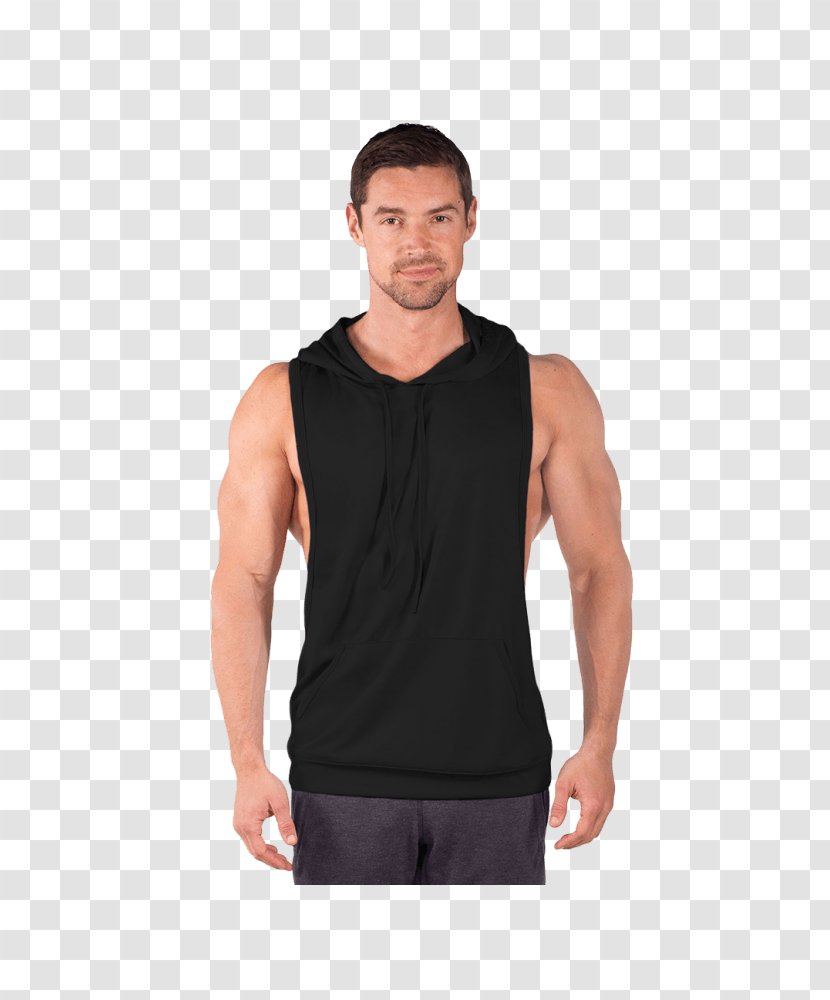 T-shirt Hoodie Top Gilets Sleeveless Shirt - Sleeve Transparent PNG
