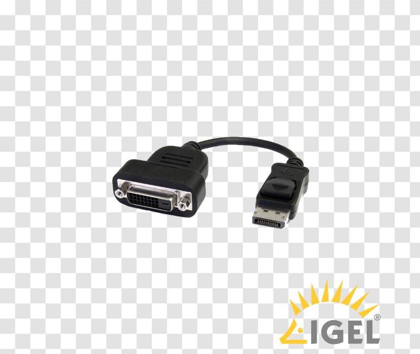 Dell Laptop Digital Visual Interface DisplayPort Adapter - Electrical Connector Transparent PNG