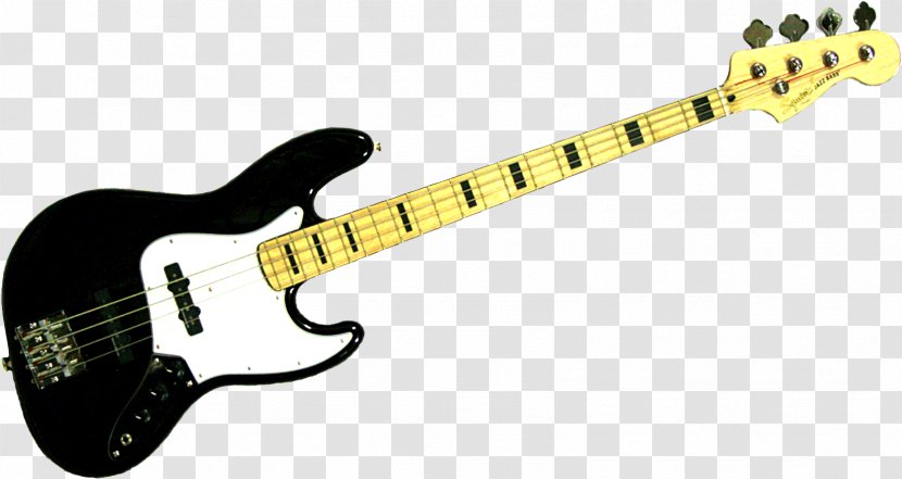 Fender Geddy Lee Jazz Bass Guitar Musical Instruments String - Silhouette Transparent PNG