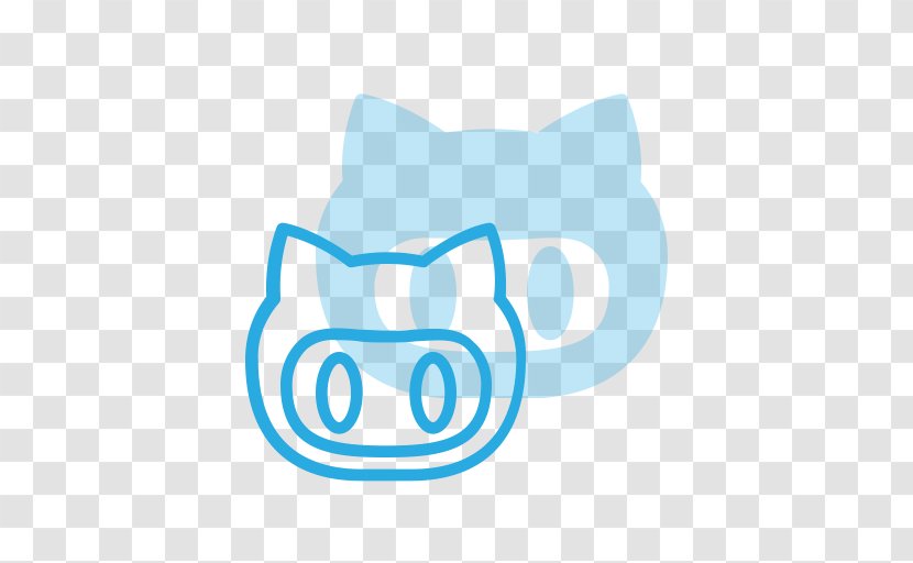 GitHub Logo Clip Art - Blue - Github Transparent PNG