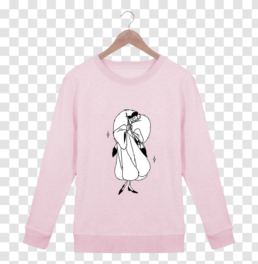 Long-sleeved T-shirt Sweater Hoodie - Pink Transparent PNG