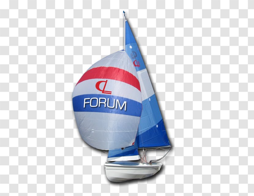 Dinghy Sailing Water Keelboat - Watercraft - Spinnaker Sail Transparent PNG