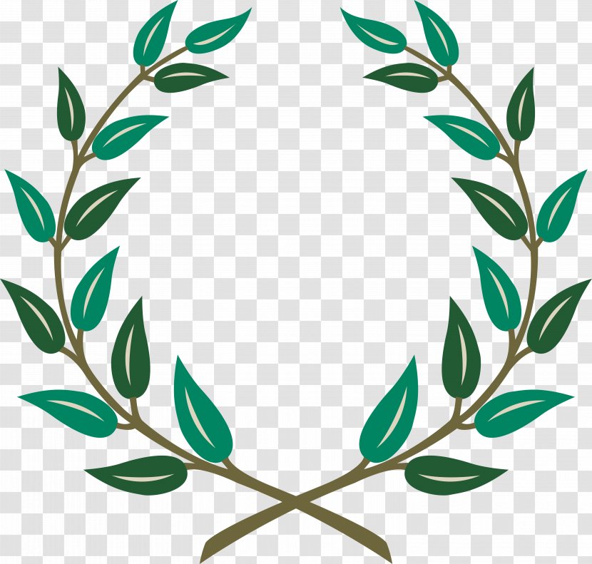 Laurel Wreath Olive Bay - Barley Transparent PNG