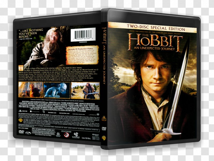 The Hobbit: An Unexpected Journey Smaug Bilbo Baggins DVD - 2012 - Hobbit Transparent PNG