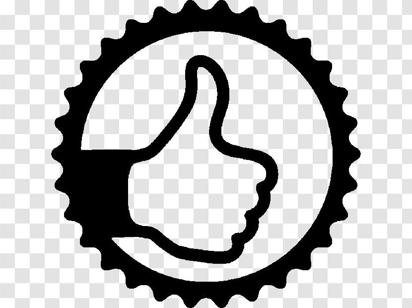 Thumb Signal Like Button Download Share Icon - Monochrome Photography - Sign Transparent PNG
