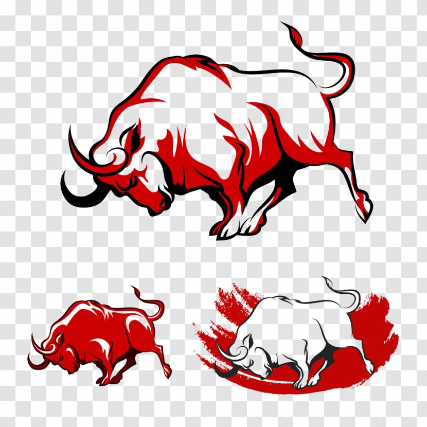 Spanish Fighting Bull Royalty-free Clip Art - Red Transparent PNG
