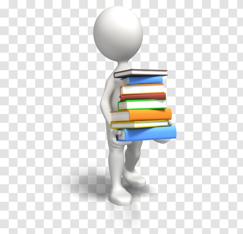Book PowerPoint Animation Microsoft - Reading - Figure Transparent PNG