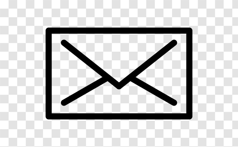 Email Gmail Download Symbol - Black - Grid Network Transparent PNG