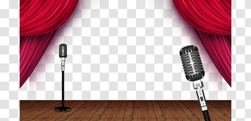 Microphone Stage Download - Art - Material Transparent PNG