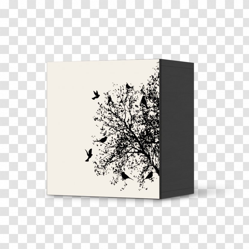 Tree Decal Sticker Bird - Drawing Transparent PNG