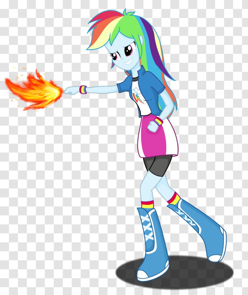 Rainbow Dash My Little Pony: Equestria Girls - Flower - Airbending Transparent PNG