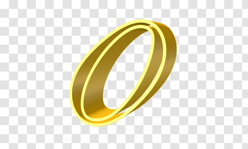 Numerical Digit Bangle Gold Wedding Ring Playcast - Jewellery - Ru Transparent PNG