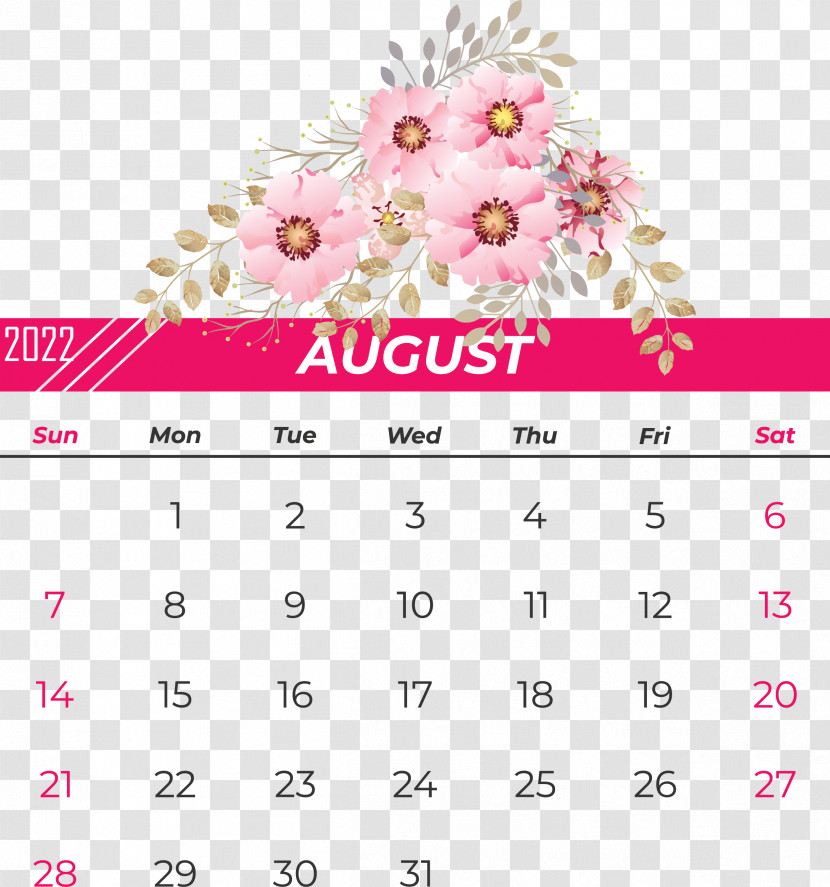 Calendar Point Font Petal Flower Transparent PNG