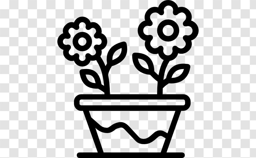 Furniture Black And White Tree - Flower - Rose Transparent PNG