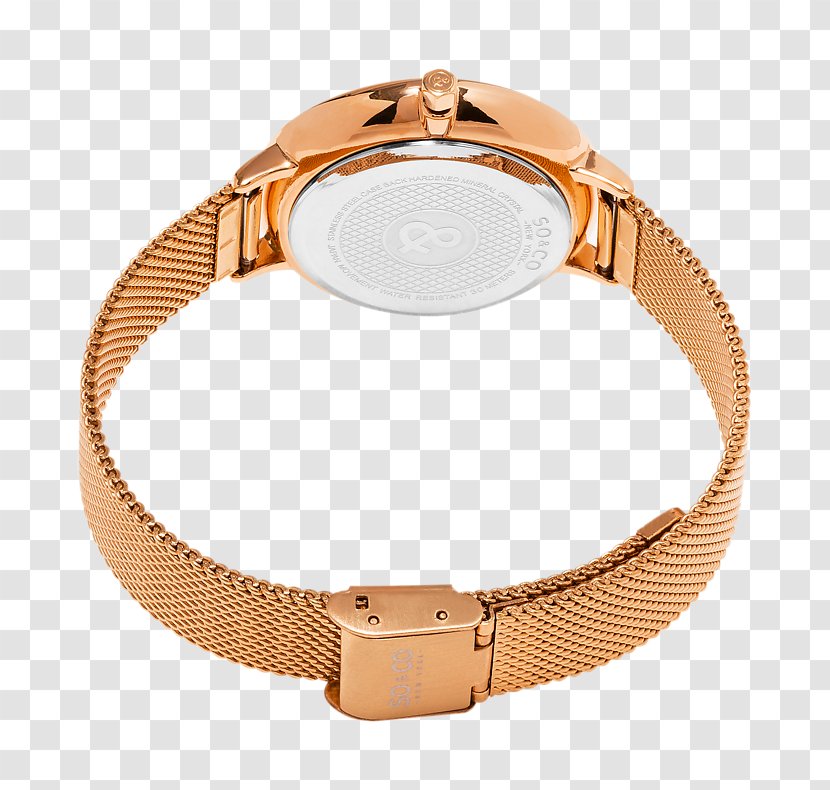 Quartz Clock Watch Strap - Metal - Snap Clasp Transparent PNG