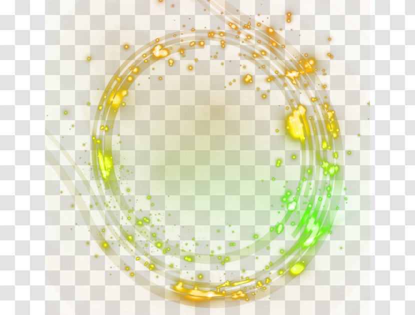 Yellow Circle - Tableware - Light Transparent PNG