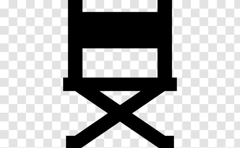 Film Director Director's Chair Computer Icons - Black And White Transparent PNG
