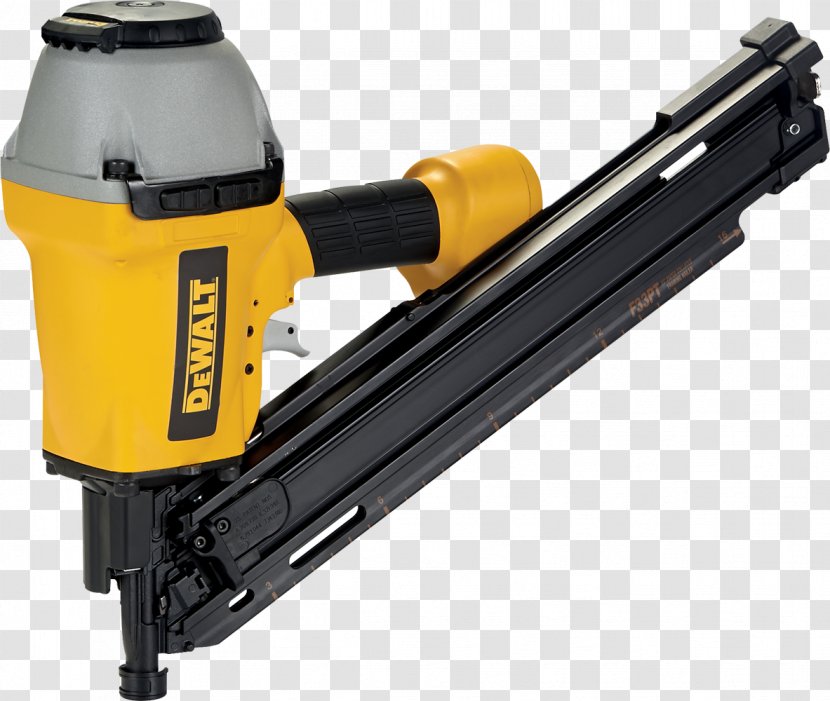 Nail Gun Pneumatics Tool DeWalt - Dewalt Screwdriver Transparent PNG