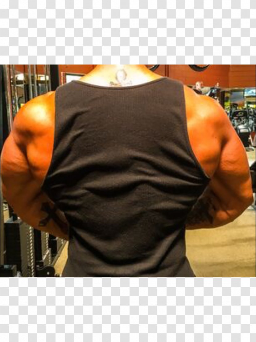 Bodybuilding T-shirt Arm Sleeveless Shirt Muscle - Tree Transparent PNG