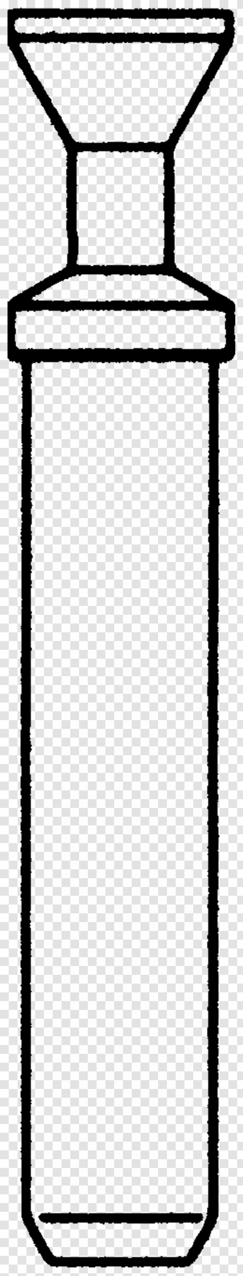 Table Line Angle - Black And White - Product Drawing Transparent PNG