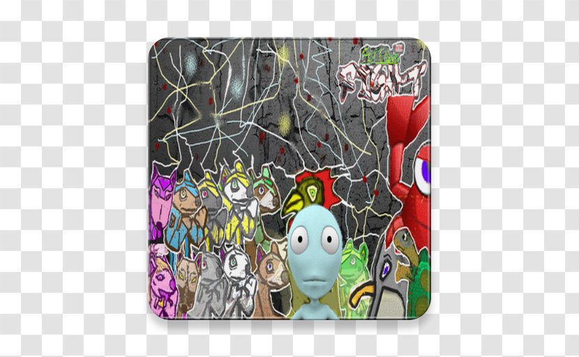 Art Character Animal Mouse Mats Fiction - Dog Fighting Transparent PNG