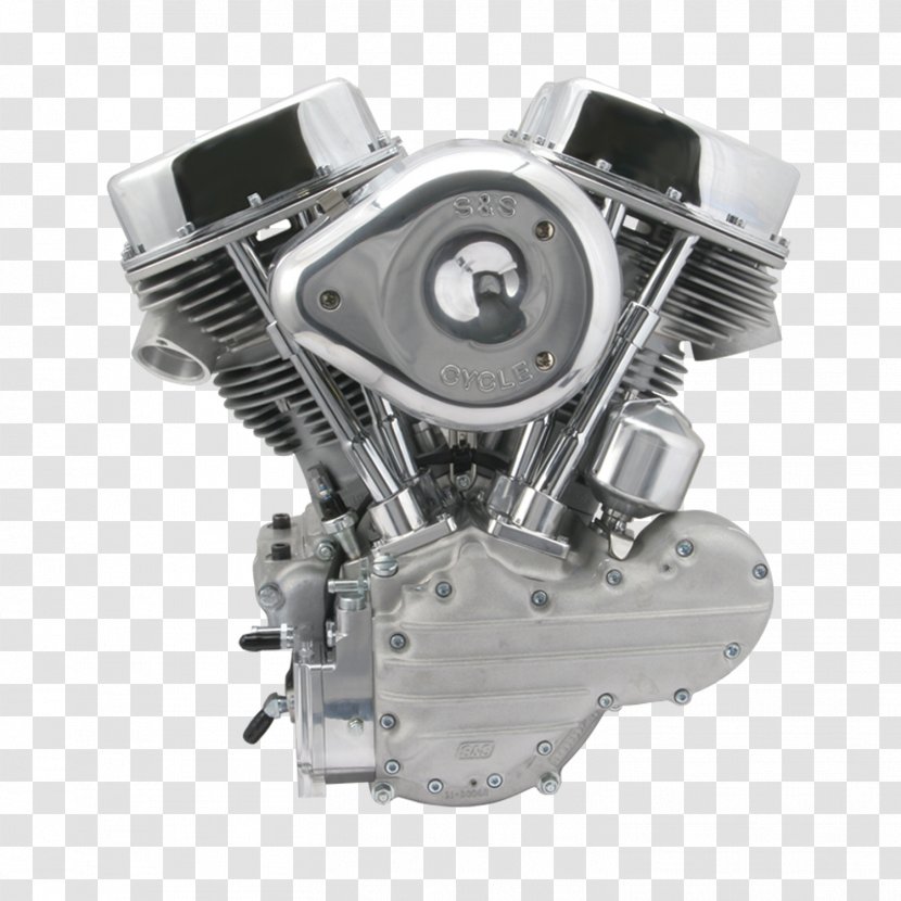 Harley-Davidson Panhead Engine S&S Cycle Long Block - Automotive Part - Motorbike Transparent PNG