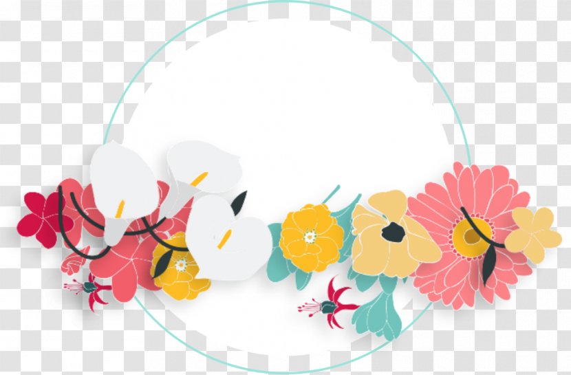 Flower Decoration Circle - Flora Transparent PNG