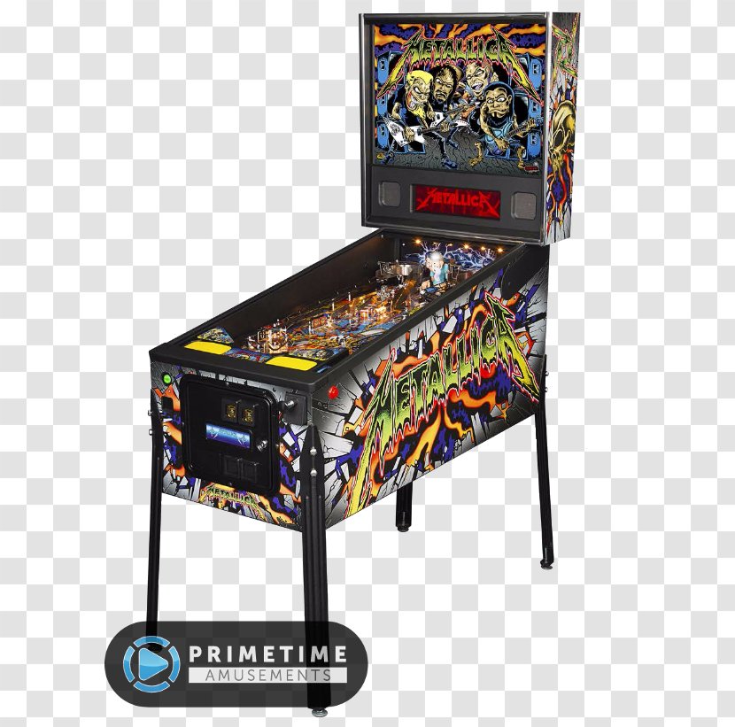 The Pinball Arcade Metallica Stern Electronics, Inc. Game - Silhouette Transparent PNG
