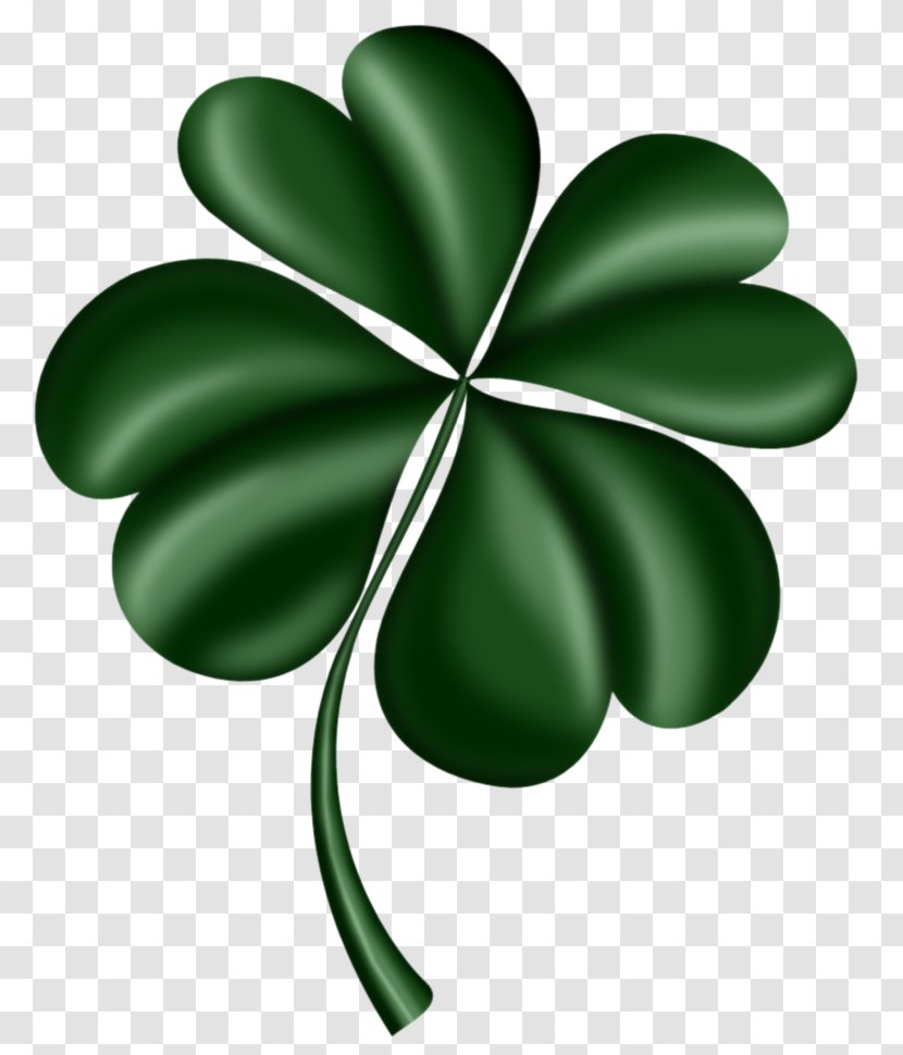 Four-leaf Clover Shamrock Saint Patrick's Day - Plant Transparent PNG