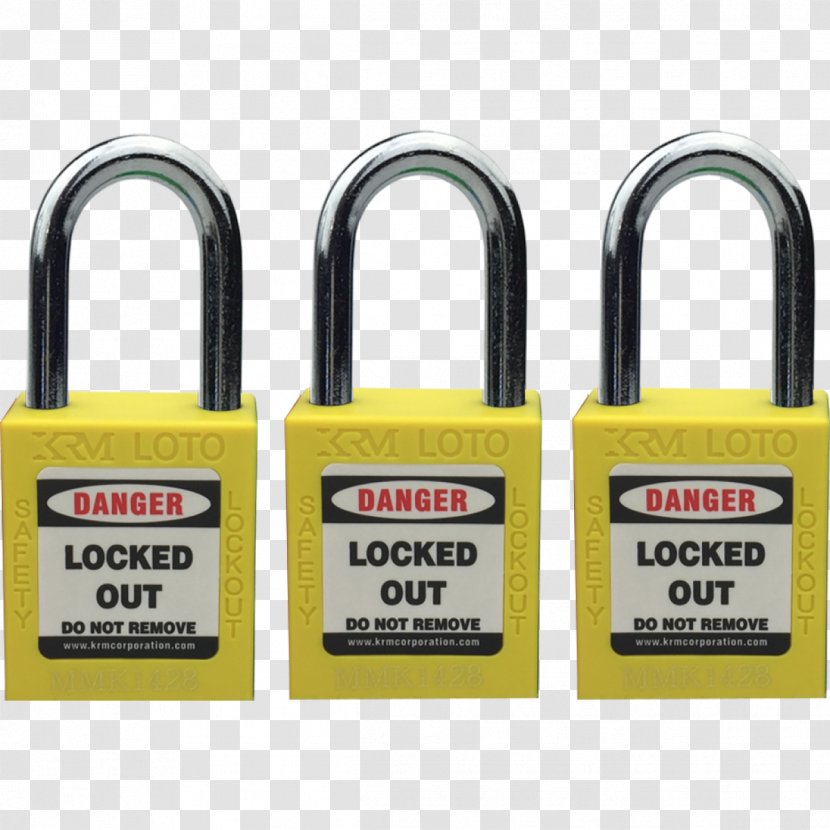 Padlock Lockout-tagout Shackle Key Transparent PNG